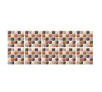 10 Pcs Tile Stickers in 10x10cm Size,Stick on Tiles,Tile Stickers for Bathroom, Victorian Mosaic Style Peel and Stick Wall Transfers for Kitchen and Bathroom Decor, Quick Home Makeover