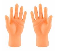 10 Pcs Tiny Hands, Finger Puppets Little Finger Mini Finger Hands Little Left and Right Hands, Funny Finger Hand for Joke Toys, Prank Game, Video Shooting Prop, Human-pet Interaction
