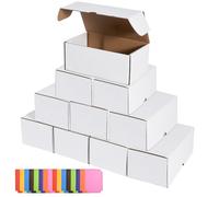 10 Pcs Trading Card Storage Box, Mtg Card Storage with 16 Trading Card Dividers, Cards Organizer for Soccer Basketball Trading Gaming Sports Cards Collecting
