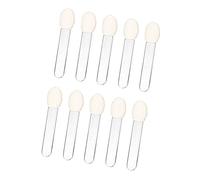 10 Pcs Transparent Eyeshadow Applicator Eyeshadow Brush Makeup Tools, Sponge ened Durable and Attractive Eyeshadow Brushes