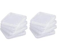 10 Pcs Transparent SD Storage Case Holder Box Computer Components Memory Card Cases Memory Card Accessories