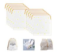 10 Pcs Travel Storage Bags,Waterproof Drawstring Storage Bags- Cosmetic, Underwear, Travel, Dust Proof, Shoe Storage