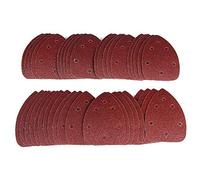 10 Pcs Triangle Sandpaper, Delta Sanding Triangles, Magic Stickers Sanding Triangles, 6-hole 140x140x98mm 320 Grit for Delta Sanders, Sanding Sheets