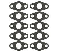 10 Pcs Turbocharger Mounting Gasket Set for T3 T4 Turbo, Turbo Gaskets with Excellent Sealing Paper High Toughness, Better Heat Dissipation, Sealing Abrasion Oil Drain Return Gasket for Turbocharger