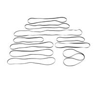10 Pcs Turntable Belt Set, Rubber Record Player Belt Replacement, High Elasticity Phonograph Belt for Turntables, CD DVD Players, Smooth Dual - Sided Installation