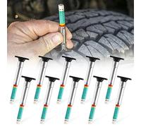 10 Pcs Tyre Tread Depth Gauge UK - Color Coded Tyre Depth Measurement Tool in 25MM/32nds