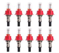 10 Pcs Underfloor Heating Manifold Flow Meter, Visual Flow Monitoring Regulator for Underfloor Heating Systems, Regulator Optimizing Heat Distribution (3/8)