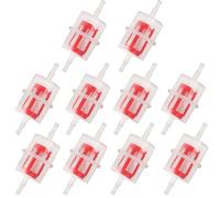 10 Pcs Universal Diesel Inline Fuel Filter, Car Parts Large Inline Fuel Filters for 6mm & 8mm Pipe Hose