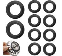 10 PCS Universal Drain Seal Kit - Premium Nitrile Rubber O-Rings for Franke Sinks, 78-83mm Drains (Basket Strainer, Click Clack Plug). Lifetime Supply for Kitchen, Bath & Basin