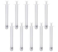 10 PCS Vaginal Applicators Sterile Disposable Vaginal Suitable for Liquid Essential Oil Vaginal Administration and Cleansing Portable Feminine Health Care (Transparent, 10 PCS)