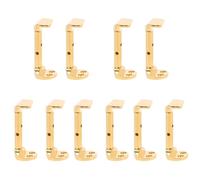 10 Pcs Violin Chin Rest Screws - Metal Replacement Parts for 3/4 4/4 Violin, Golden, Easy to Install, Ideal for Violin Enthusiasts, Durable and Portable