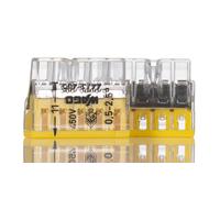 10 pcs - Wago 2273 COMPACT PUSH WIRE Series Junction Box Connector, 5-Way, 24A,