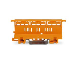 10 pcs WAGO Mounting carrier; 221 Series - 4 mm²; for DIN-35 rail mounting; (10
