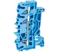 10 pcs - Wago TOPJOB S, 2002 Series Blue Feed Through Terminal Block, 2.5mm², S
