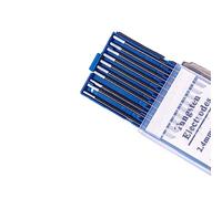 10 Pcs Welding Tungsten Electrodes, 2.4 * 150mm Tig Welding Electrodes Rod, WZ8 Zirconiated Tungsten White Tip for Alloy, Aluminum, Metal