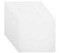 10 PCS White Cross Stitch Fabric 14 Count, 7.87×7.87 Inch Aida Cloth for Embroidery, Needlework Canvas for DIY Handicrafts, Sewing and Cross Stitch Projects