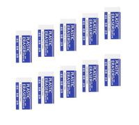 10 Pcs White Erasers Simple Art Eraser 2B Pencil Erasers Easy to Clean and Carry for Precise Correction