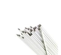 10 Pcs White Fiberglass Rods - 500mm Length, 0.8-10mm Diameter, Solid Insulation Rods for DIY Crafts and Garden Supports(2.0x500mm)