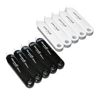 10 PCS White Out Tapes, Tape Roller Instant Correction Tape Mini Whiteout Set Cute Correction Rollers Aesthetic Stationery for Students Office Workers Home School Stationery Supplies(Black White)