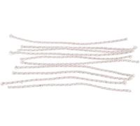 10 Pcs White Professional Replacement Gasoline Lighter Bulk Fire Starter Copper Wire Lighter Cotton Core Wick Kerosene Oil Lighter Candle Accessories