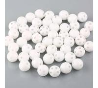 10 Pcs White Rattle Balls Inserts for Animal Puppet Doll, Rattles and Plush Rings Repair Noise Maker