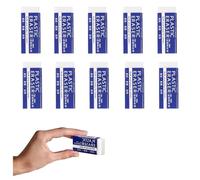 10 PCS White Soft 2B Erasers - 3.8×1.8cm Rubber, for Sketching/Office/Art/Drawing