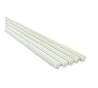 10 Pcs White Solid Fiberglass Rods - 500mm Length, 0.8-10mm Diameter, High Strength Insulation Material(7.0x500mm)