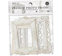 10 Pcs White Vintage Hollow Paper Frames, Small Thin Decorative Lace Cutouts Scrapbook Window for Junk Journal Crafts Paper Arts