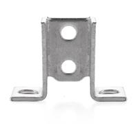 10 PCS Wing Shape 90 Degree Fitting Connector Bracket, 8 Holes Fitting 1/2" Bolts in 1-5/8" Strut Channel