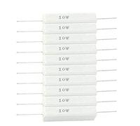 10 Pcs Wirewound Cement Resistor 10 Ohm 10W Resistors Watt 5%