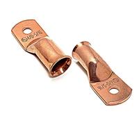 10 pcs WNI UL 4/0 Gauge x 5/16 Pure Copper Battery Welding Cable Lug Connector Ring Terminals
