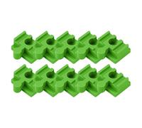 10 Pcs Wooden Train Track Connectors, 10 Pcs 4x3.2x1.9cm Multi-Brand Adapters | Durable PP Construction 60g, Interactive Building Accessory Perfect For Preschool Educational Play