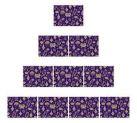10 Pcs Wrapping Paper Set, Moon and Stars Decorative Paper, Large 27.6 x 19.7 in for Gift Wrapping, Holiday Presents, Celebration, Party Decoration