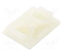 10 pcs x HELLERMANNTYTON - 151-11819 - Holder, self-adhesive, polyamide, UL94V-2