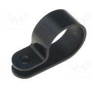 10 pcs x HELLERMANNTYTON - 211-60008 - Fixing clamp, Cable P-clips, ØBundle : 16
