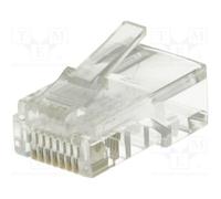 10 pcs x LOGILINK - MP0002 - Plug, RJ45, PIN: 8, Cat: 5e, unshielded, Layout: 8p