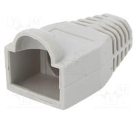 10 pcs x LOGILINK - MP0063 - RJ45 plug boot, 6.5mm, grey