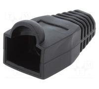 10 pcs x LOGILINK - MP0064 - RJ45 plug boot, 6.5mm, black