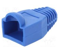 10 pcs x LOGILINK - MP0066 - RJ45 plug boot, 6.5mm, blue