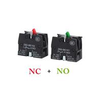 10 PCS Zb2 Push Button Switch Xb2-be102c(nc) Block Xb2-be101c (no) module IDGTTLDF(NO NC EACH 5PCS)