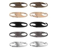 10 Pcs Zipper Locks, Anti Theft Detachable Zipper Clips, Metal Bag Security Clips, Double Sided S-Hooks Bag Locks for Backpack, Bag, Luggage, Traveling, Camping