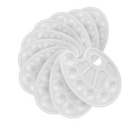 10 PCS ZONADAH Paint Palette Paint Tray Plastic Pallets for Oil Watercolor Craft DIY Art Painting Cupcake Decorating Tray Palettes Paint Supplies