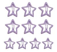 10 PcsLady Snap Clip Cute Star Lovely Hairpins Combination Hairpins for All Hair