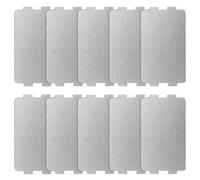 10 PcsMicrowave Oven Mica Board, Microwave Waveguide Cover Universal Mica Wave Guide Plates Sheet, Microwave Wave Plates for Microwaves Pvens, Hair Dryers, Toasters, Heaters