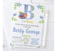 10 Personalised Dumbo Disney Christening Baptism Naming Day Invites Invitations