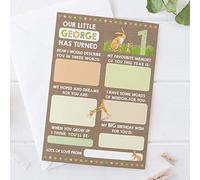 10 Personalised Guess How Much I Love You Time Capsule Cards 1st Birthday Memory Cards Little Nutbrown Hare First Birthday Keepsake Cards
