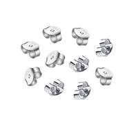 10 PES Genuine 925 Sterling Silver Butterfly Backs for Stud Earrings, 5 Pairs of Large Butterfly Scrolls, Perfect Fit for Standard Studs, Includes Branded Gift Box, Ideal for Women’s Earrings