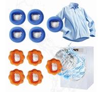 10 Pet Hair Removal Balls,Pet Hair Remover Washing Machine, Hair Catcher for Laundry, Lint Catcher Reusable, Effectively Removal Cat, Dog and Other Hair From Bedding, Clothes.
