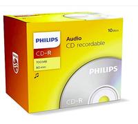 Philips CD-R80 5 PACK - Digital Audio Music Digital 80 MINS / 700MB CDR - NEW