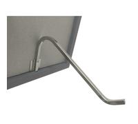 (10) Photo Picture Frame Stand Nickel For Table Desktop - Large